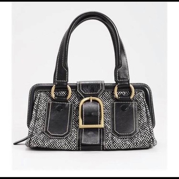 celine tweed bag